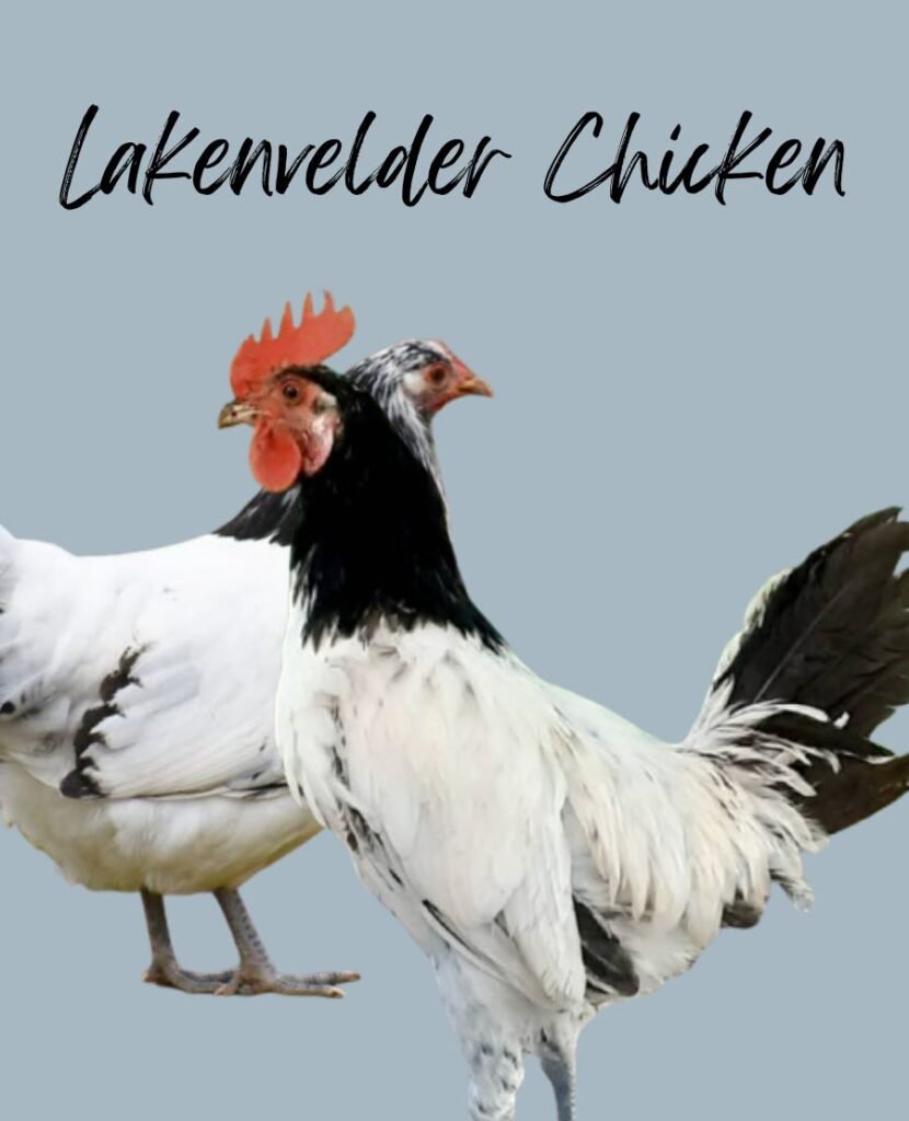 Lakenvelder chickens