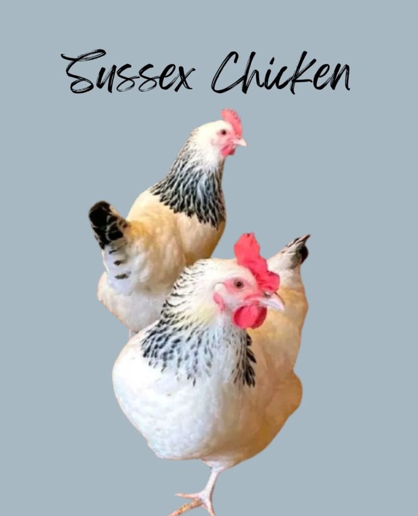 Light Sussex. Chickens