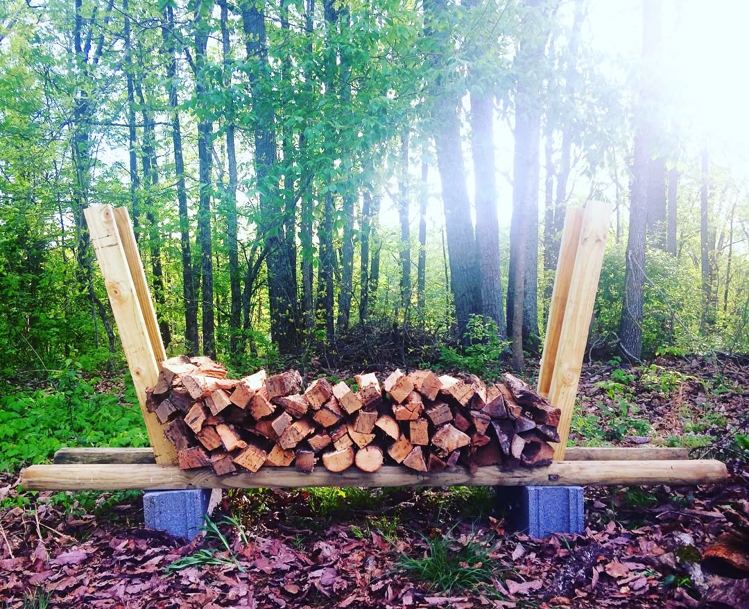 storing firewood outdoors