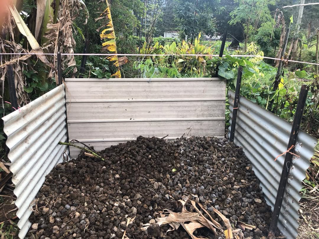 composting on the ground