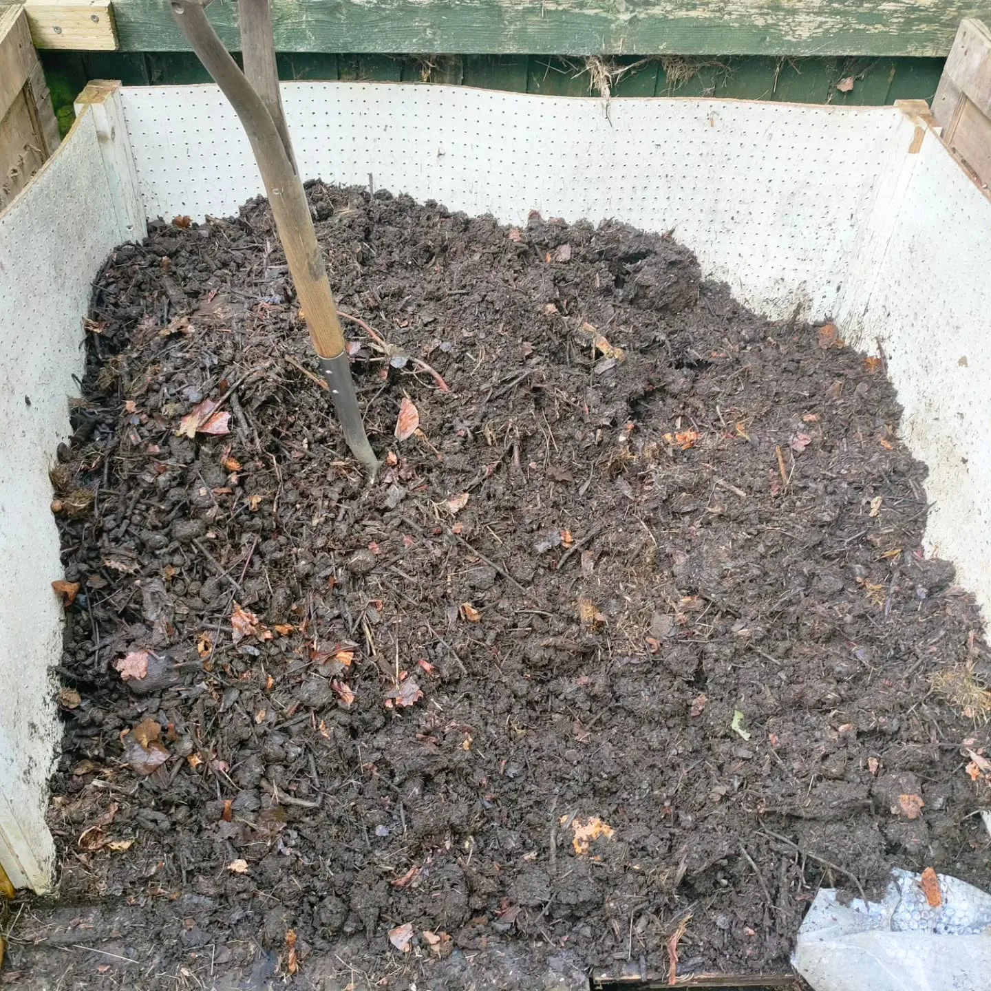 final compost in the container