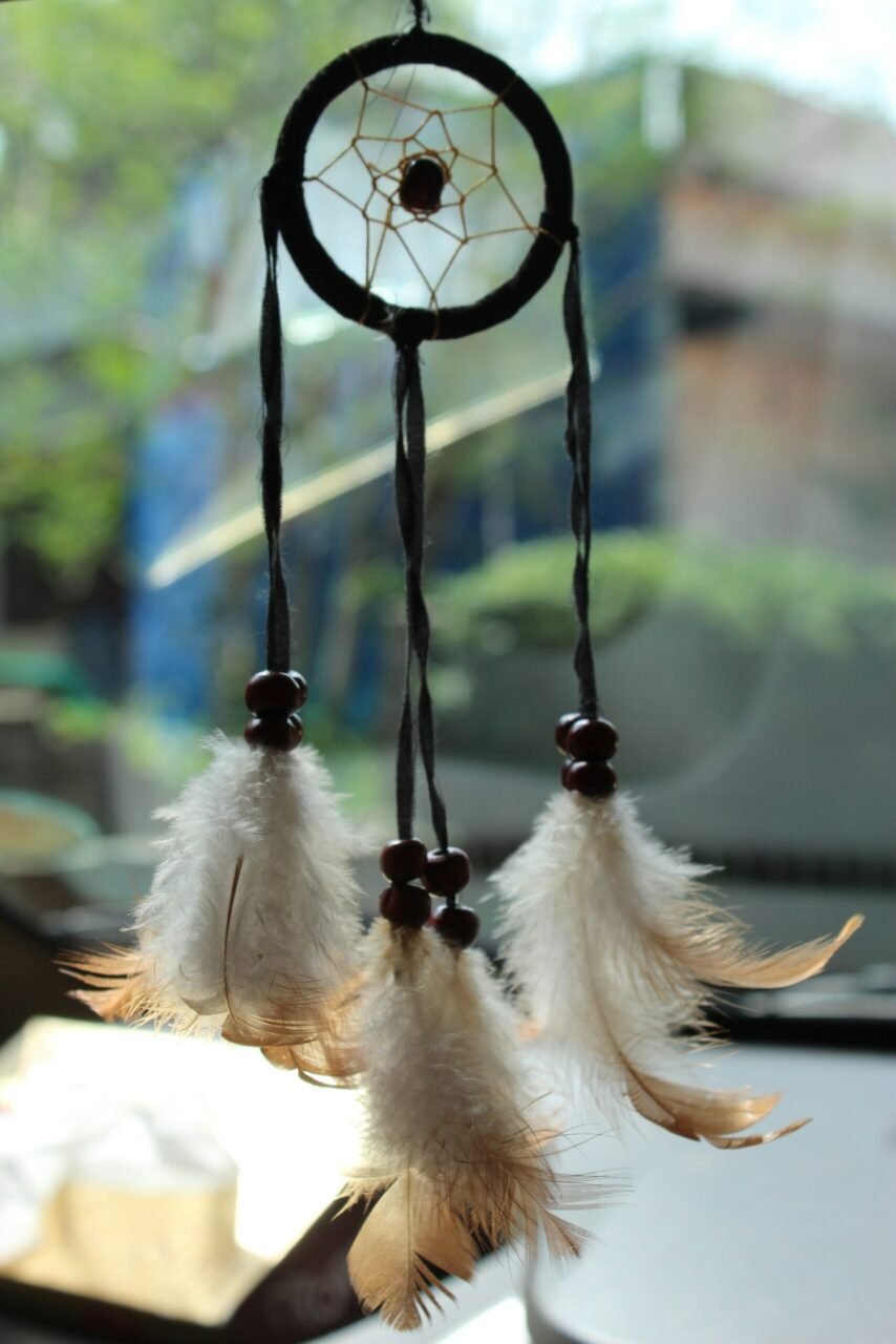 dreamcatcher made of feathers
