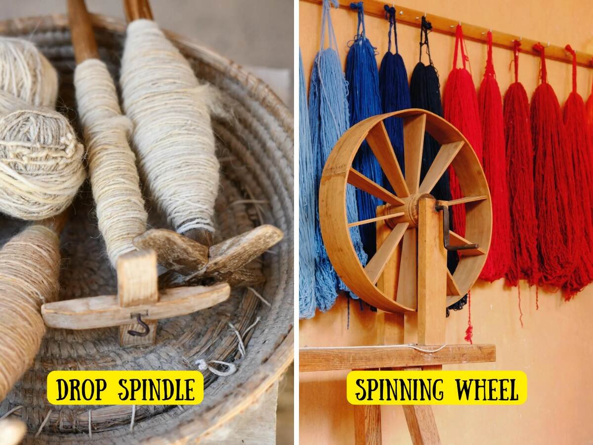 traditional spindle vs spinning wheel