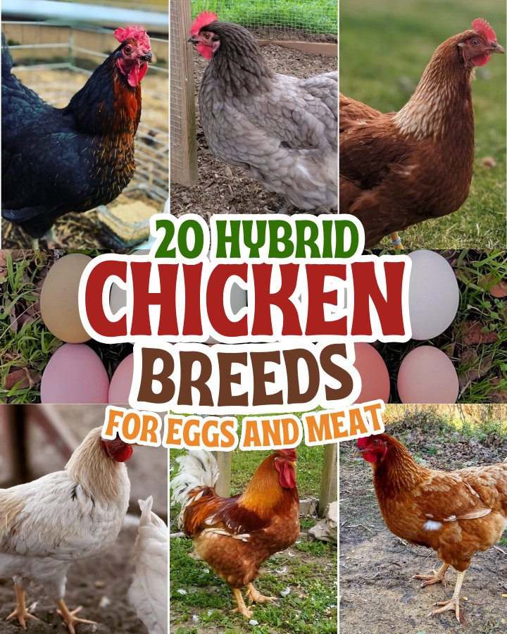 hybrid chicken breeds and eggs