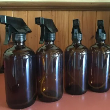 diy homemade cleaning spray bottles