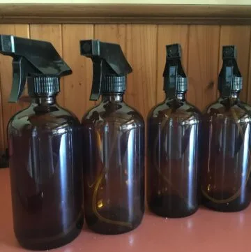 diy homemade cleaning spray bottles